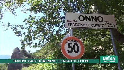 Onno - Cimitero usato come spogliatoio dai bagnanti