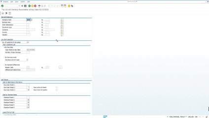 FI Agings of receivables