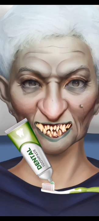 An old woman wants to become a young.