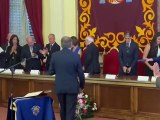 Juan José Imbroda se niega a estrechar la mano a Eduardo De Castro en su investidura como presidente de Melilla