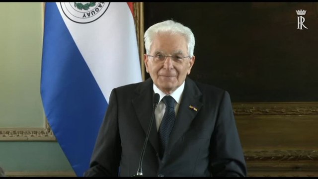 Italia-Paraguay, Mattarella: collaboriamo per tutela diritti umani