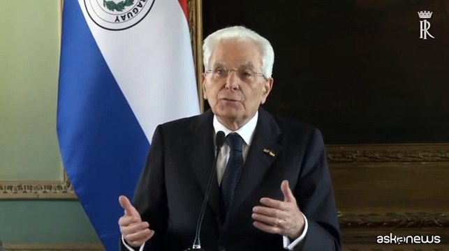 Italia-Paraguay, Mattarella: collaboriamo per tutela diritti umani