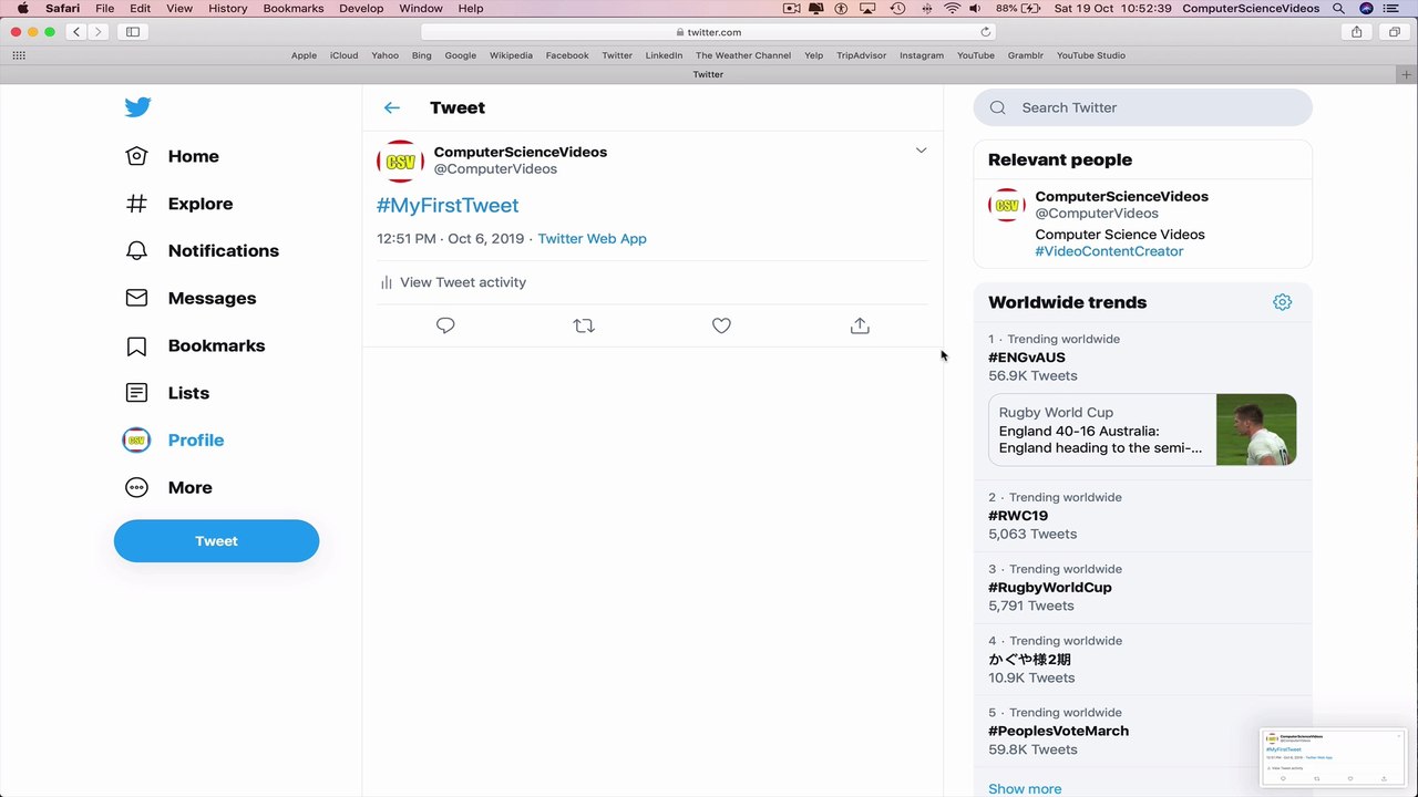 How to USE Twitter on a Computer - Screenshot a Tweet | Tutorial 23 ...