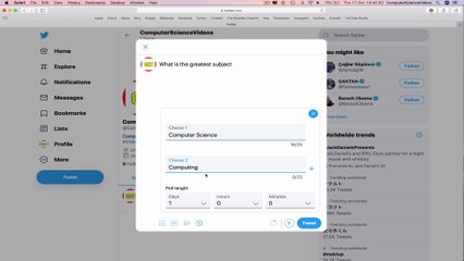 How to USE Twitter on a Computer - Add a Voting Poll to Your Account | Tutorial 21