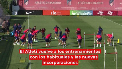 El atleti vuelve a los entrenos
