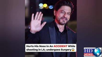 shah rukh khan nose injury pics | shah rukh khan nose injury | shahrukh khan nose surgery #shahrukh