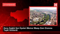 Genç Sağlık Sen Üyeleri Memur Maaşı Zam Oranına Tepki Gösterdi