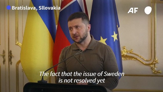 NATO indecision on Sweden and Ukraine a 'threat' to global security, says Zelensky
