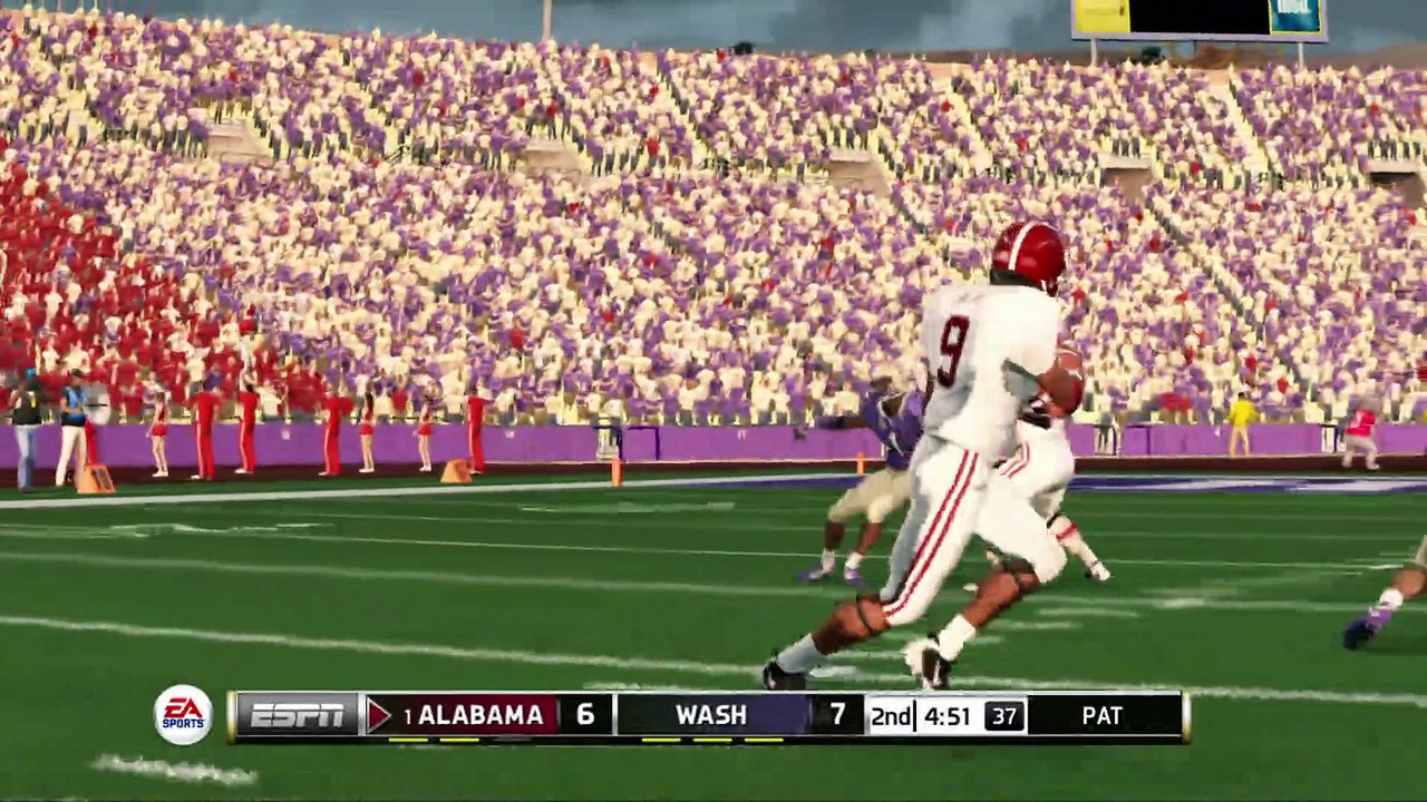 NCAA Football 14 Huskies vs Crimson Tide