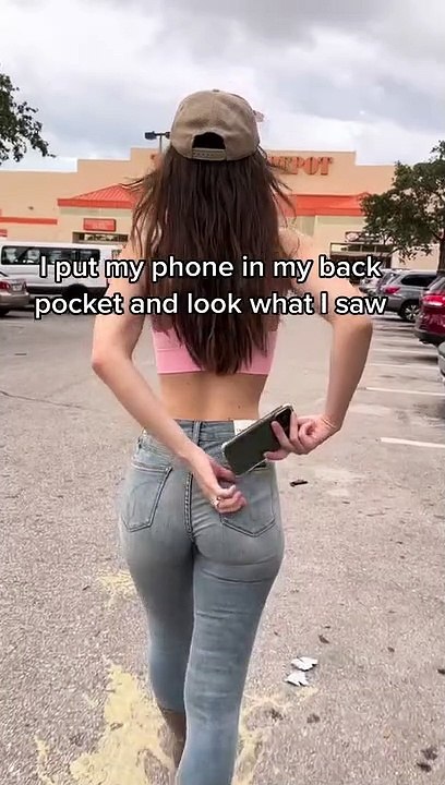 Ellie esperimento social, registra gli uomini dalla tasca posteriore