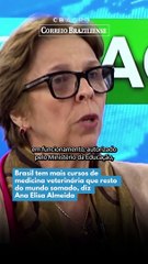 Brasil tem mais cursos de medicina veterinária que resto  do mundo somado, diz  Ana Elisa Almeida