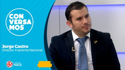 Conversamos con Jorge Castro, director de la Imprenta Nacional - 10 julio 2023.