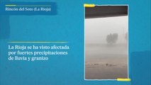 Una inmensa tromba de agua deja un reguero de daños materiales en La Rioja