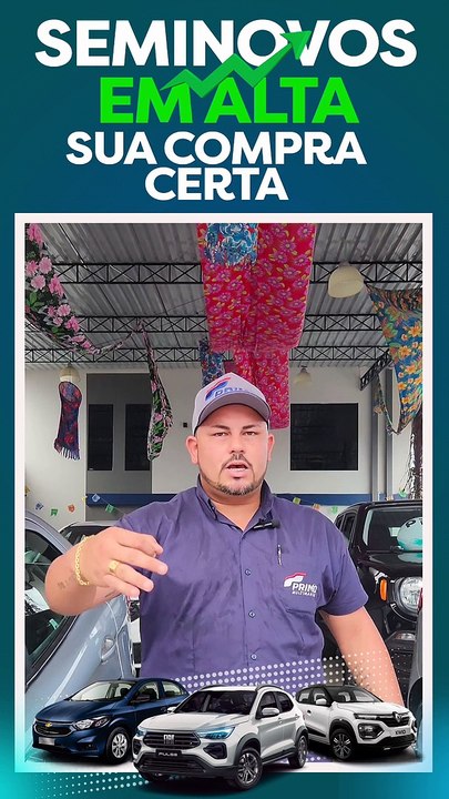 Vendedores de carros seminovos comemoram o aumento das vendas