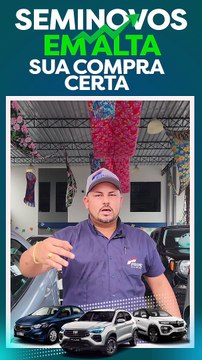 Vendedores de carros seminovos comemoram o aumento das vendas