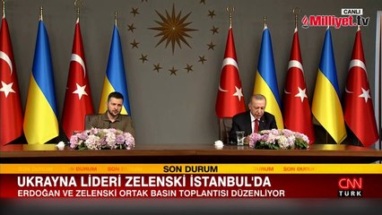 Zelenskiy ile İstanbul'da kritik zirve! Erdoğan: Ukrayna NATO'ya üyeliği hak ediyor