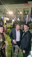 علي غزلان وزوجته يخطفون الأنظار في زفاف ياسمين علواني نجمة عرب جوت تالنت