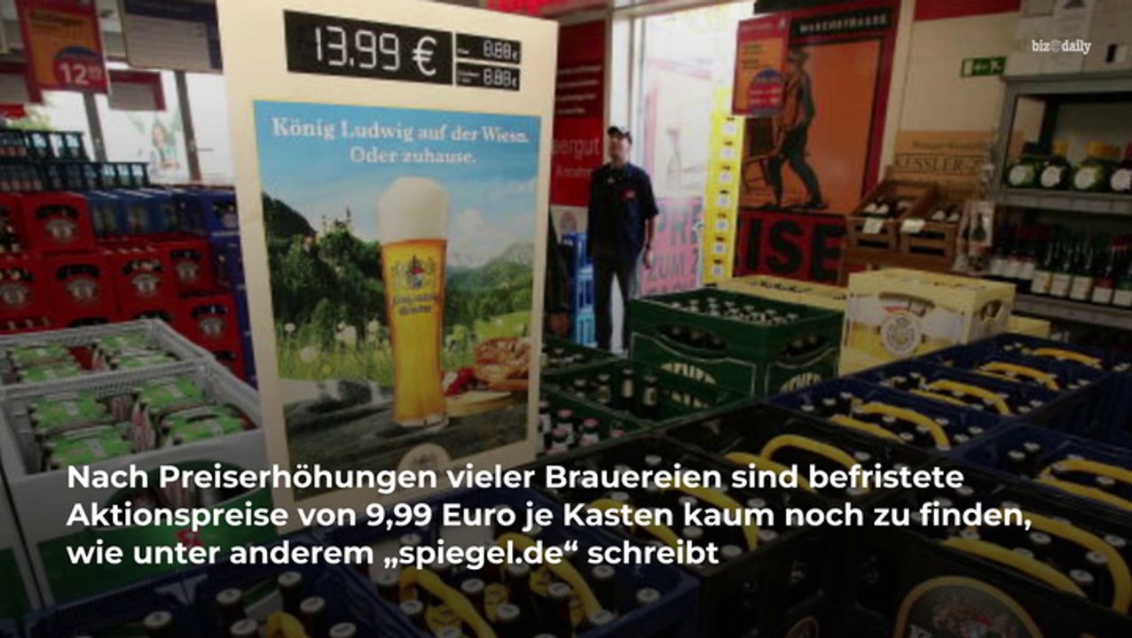 Wegen Inflation: Gibt es dieses Angebot für Bier bald nicht mehr?