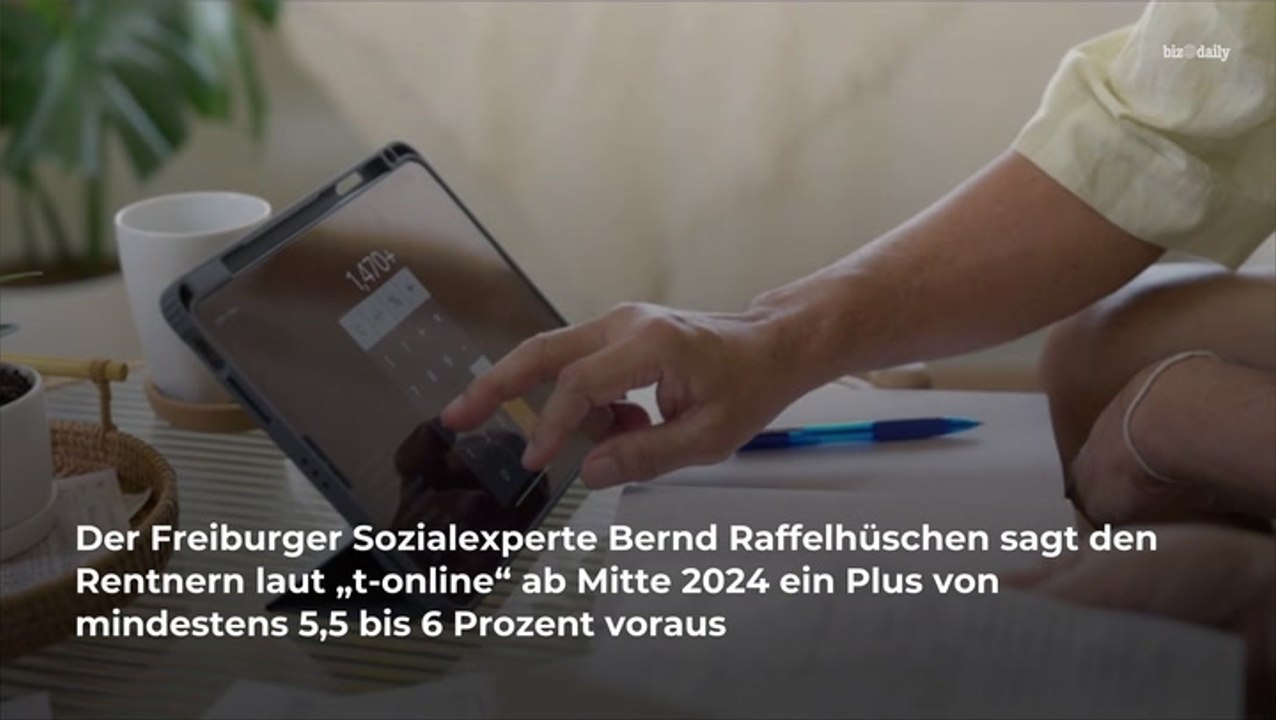 Rente 2024: Experten rechnen mit starkem Plus!
