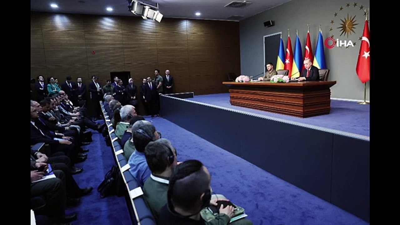 Cumhurbaşkanı Erdoğan ile Ukrayna Devlet Başkanı Zelenski görüşmesi sona erdi