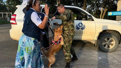 En video: así fue el reencuentro de la sargento Karina Ramírez con su familia
