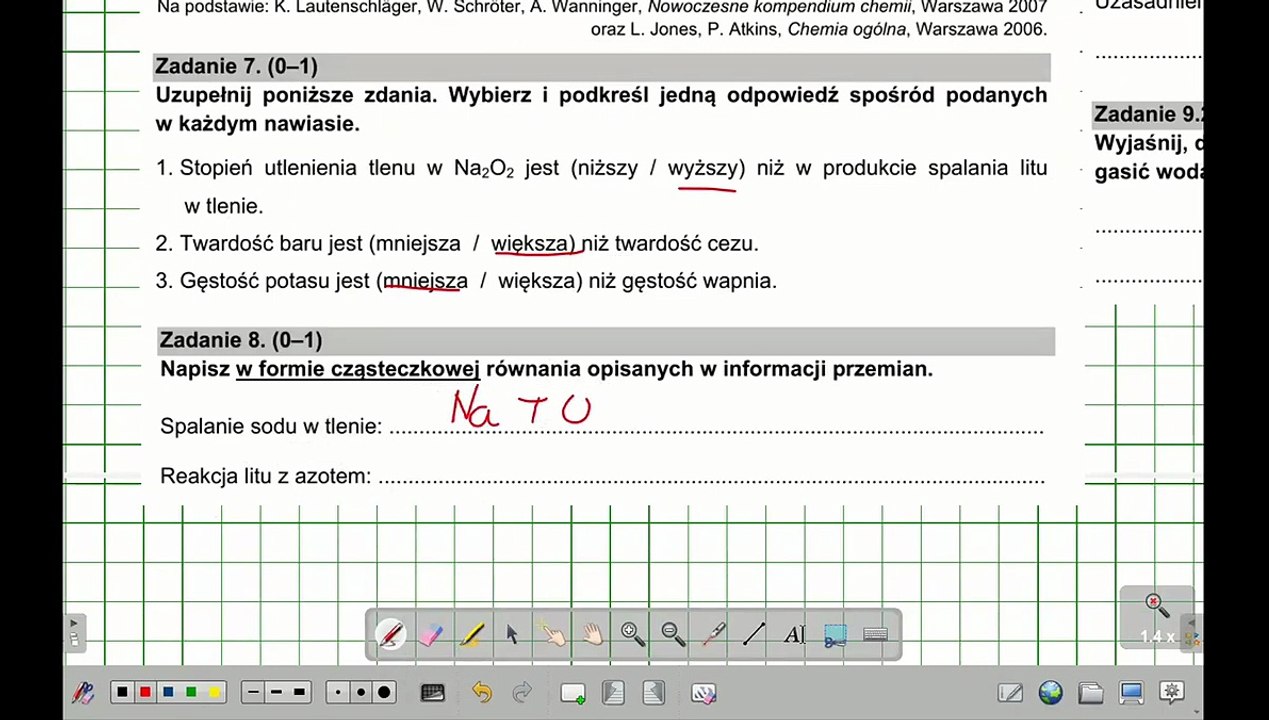 ZADANIE 7, 8, 9 CKE 2021 MAJ METALE, NIEMETALE. #chemia #chemistry