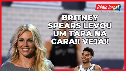 BRITNEY SPEARS é agredida no rosto ao tentar tirar foto com WEMBANYAMA, astro da NBA; VEJA VÍDEO