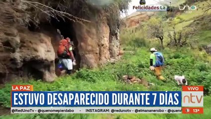 Reportan el hallazgo con vida de Jhonatan Díaz, tras siete días desaparecido
