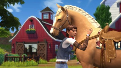 Descargar video: Die Sims 4: Im neuen Trailer zur Pferderanch-Erweiterung gibt's mehr als nur Pferde zu sehen