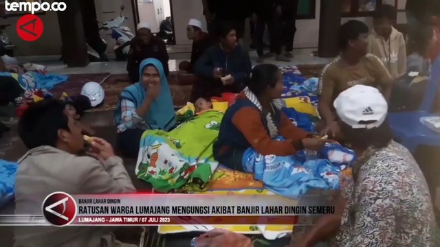 Ratusan Warga Mengungsi Akibat Banjir Lahar Dingin Gunung Semeru yang Meluas