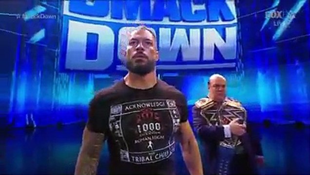 Jey Uso brutally attacks Roman Reigns with a chair WWE Smackdown Highlights Today