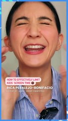 #PopRicaHighlights: For #SmartParenting editor-at-large Rica Peralejo, 'tiis' is the key to make sure her kids get healthy amount of screen time.