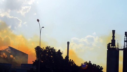 Azot fabrikasında nitrik asit sızıntısı! Vatandaşlara "Dışarı çıkmayın" uyarısı yapılıyor