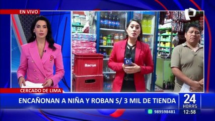 Denuncian que comisaría no ayudó a padre e hija tras robo en bodega del Cercado de Lima