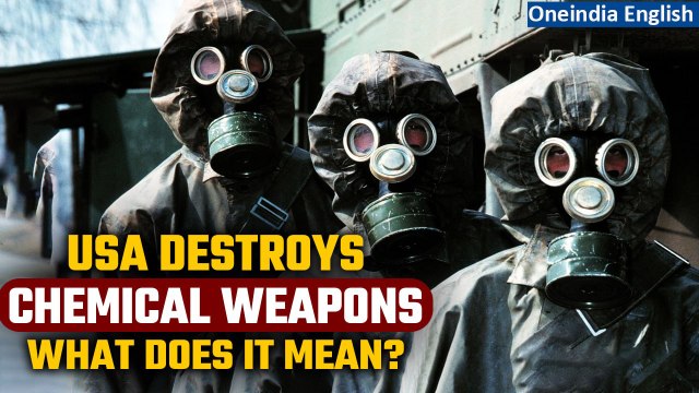 Chemical Weapons: USA declares destruction of last remaining stockpile in Kentucky | Oneindia News