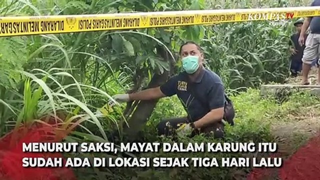Warga Kediri Temukan Mayat Terbungkus Karung di Areal Lahan Jagung