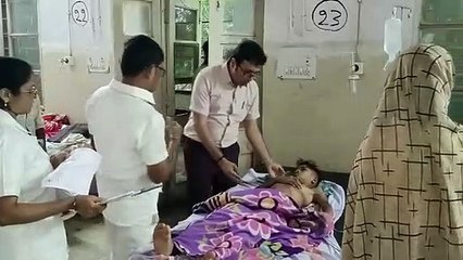 tree branch stuck in child's shoulder