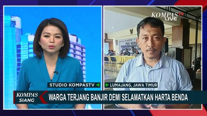 Detik-Detik Banjir Lahar Gunung Semeru Runtuhkan Bangunan di Kecamatan Candipuro!