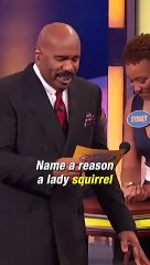 Family Feud -  Contestant goes nuts FTW!