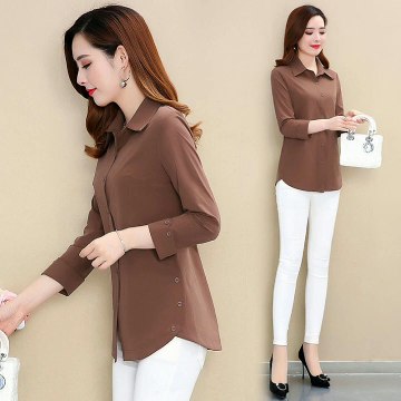 Women's Large Size Long Sleeve Bottoming Shirt