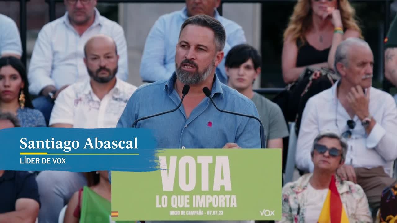 Abascal llama a una "gigantesca movilización" c...
