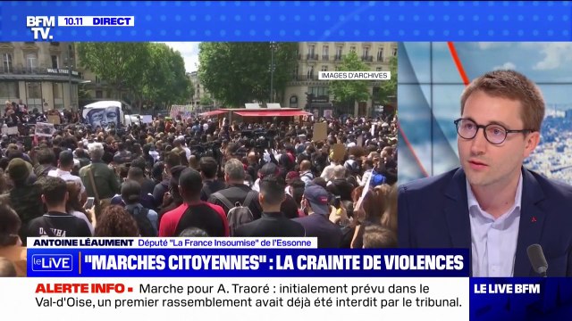 Interdiction de la marche pour Adama Traoré: Ces marches se sont toujours déroulées dans le calme réagit Antoine Léaument