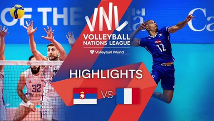 Serbia Vs France Highlights Men's VNL 2023