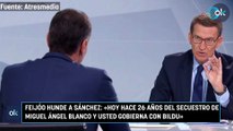 Feijóo hunde a Sánchez: «Hoy hace 26 años del secuestro de Miguel Ángel Blanco y usted gobierna con Bildu»