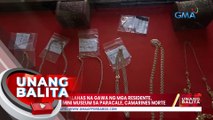 Mga gintong alahas na gawa ng mga residente, tampok sa mini museum sa Paracale, Camarines Norte | UB