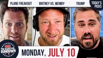 Dave Portnoy Reacts To The Wembanyama vs. Britney Spears Saga | Barstool Rundown - July 10, 2023