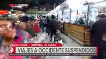 Bloqueos en Oruro y otros sectores afectan salida de buses desde La Paz y Cochabamba
