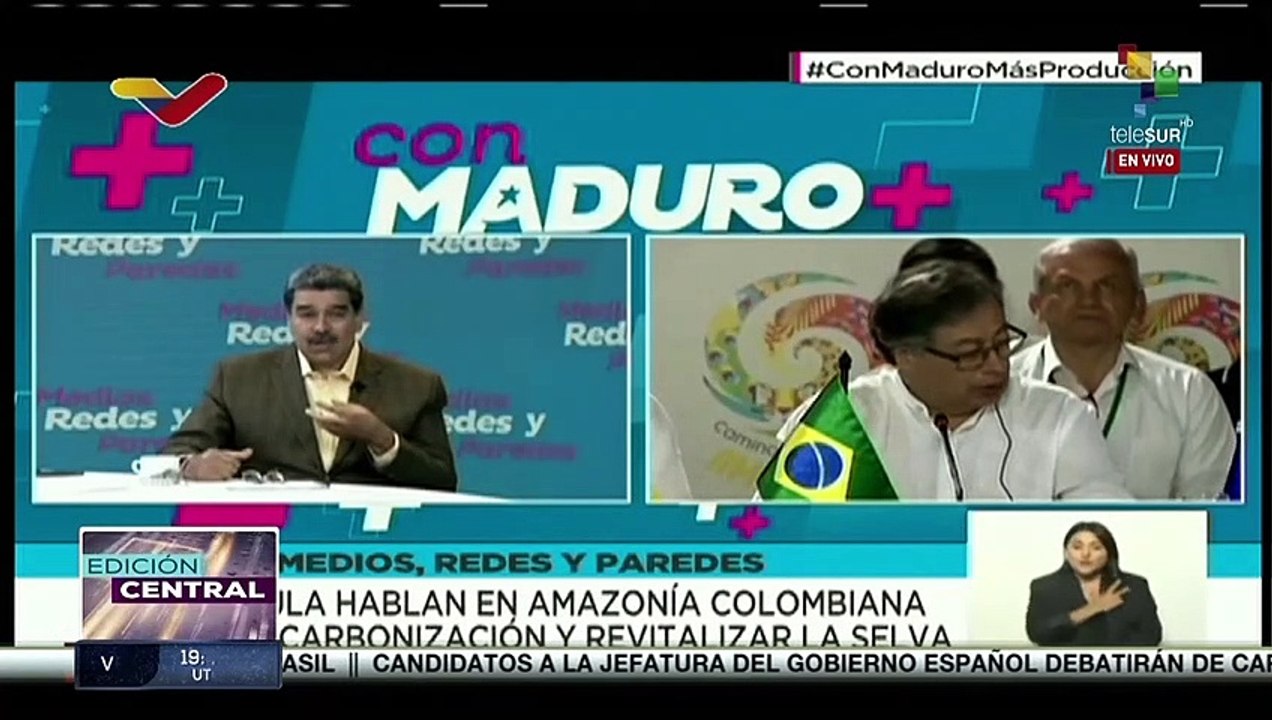 Pdte. Nicolas Maduro se refiere al estado actual del Amazonas y su importancia para el planeta
