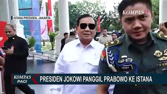 Dipanggil Jokowi ke Istana Kepresidenan, Prabowo: Lapor Soal Pertahanan
