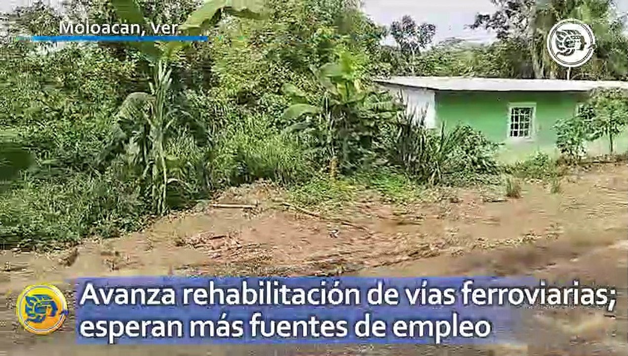 Avanza rehabilitación de vías ferroviarias en Moloacán; esperan más fuentes de empleo